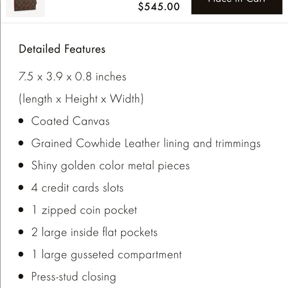 Louis Vuitton Emilie Wallet - Picture 8 of 9